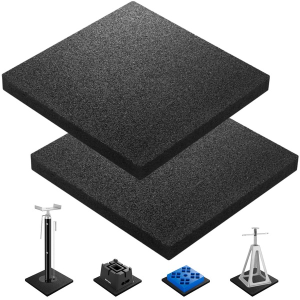 BOYISEN RV Jack Pads Rubber - RV Leveling Block Flex
