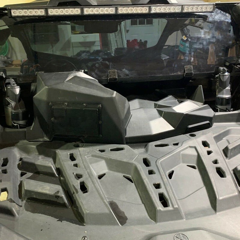 KUAFU Tinted Rear Windshield Compatible with 2017+ Can Am Maverick