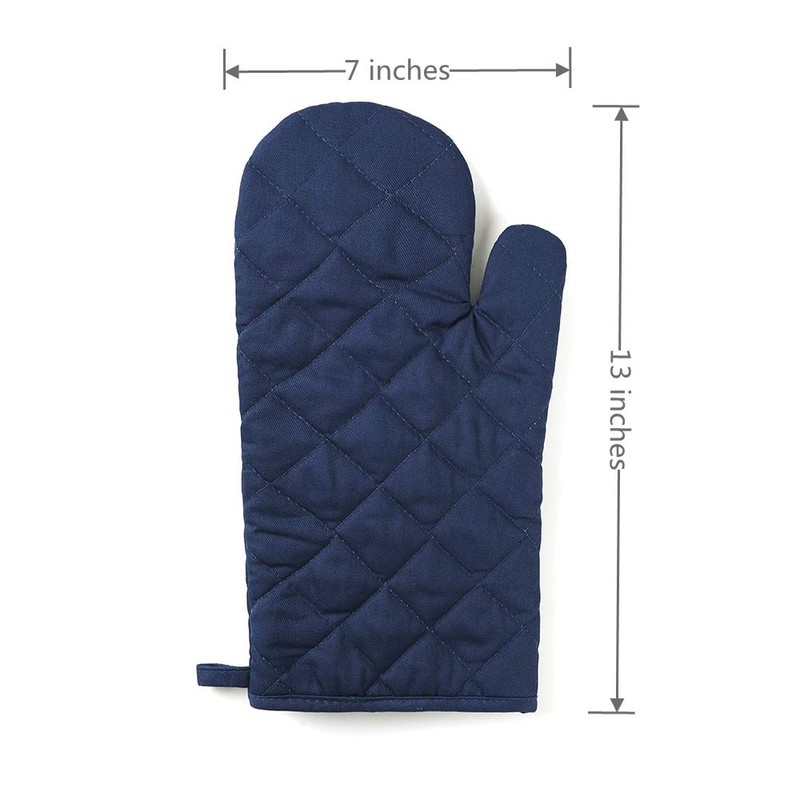 Anyi Oven Mitts Professional Heat Resistance Kitchen Cotton Oven Gloves