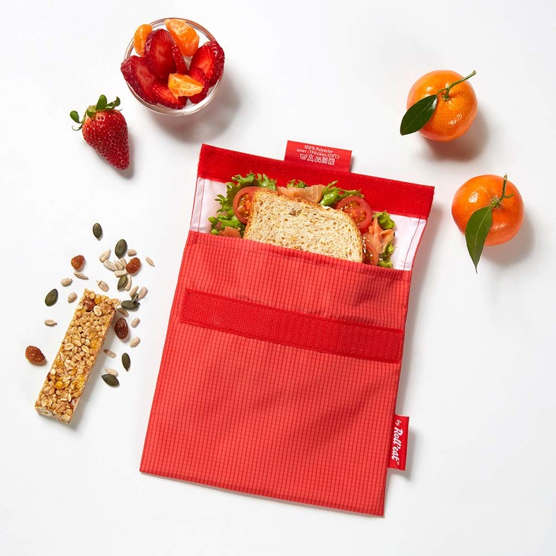 Roll'eat® | Reusable Sandwich Holder, BPA Free Eco Bag, Snack