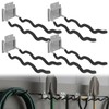 MorningRo 4 Pack Garage Hooks Heavy Duty 12" Ladder Hanger