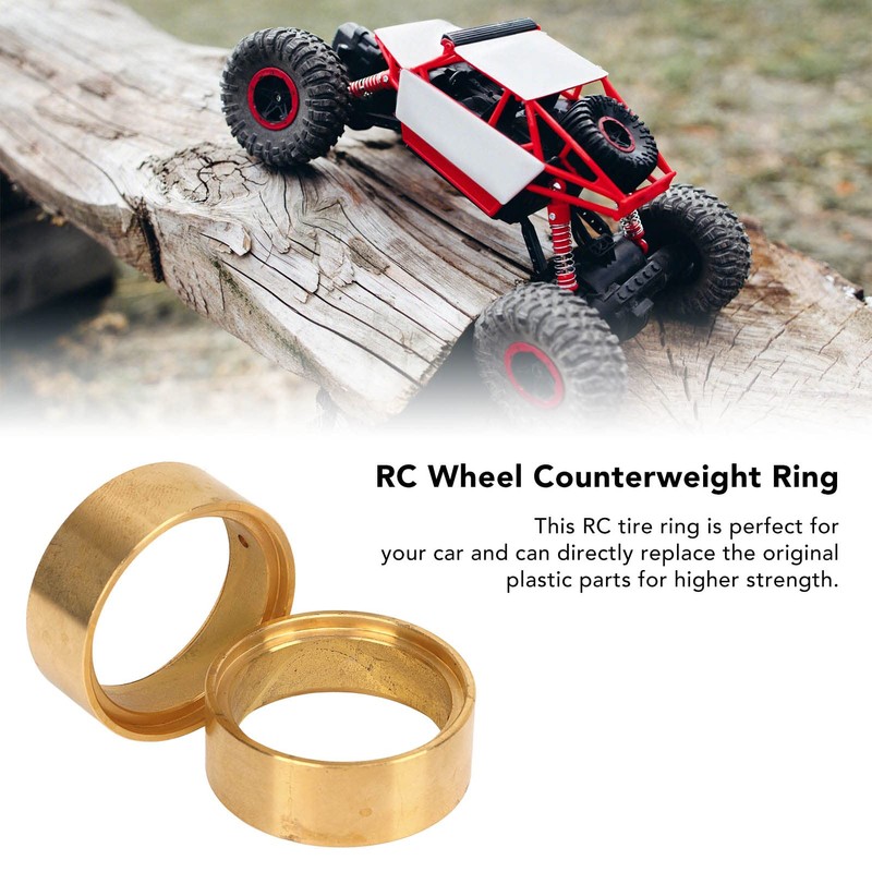 2pcs RC Wheel Counter Weights RC Brass Internal Beadlock Clamp