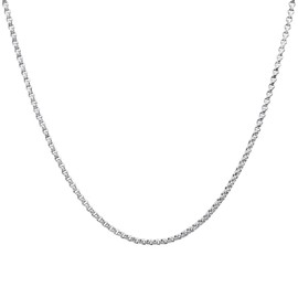 Silverly Sterling Silver Rolo Chain 3 mm Thick - 16" 925 Silver Short Chains - Choker Necklace for Women and Teenage Girls - Classic Simple Necklaces for Layering
