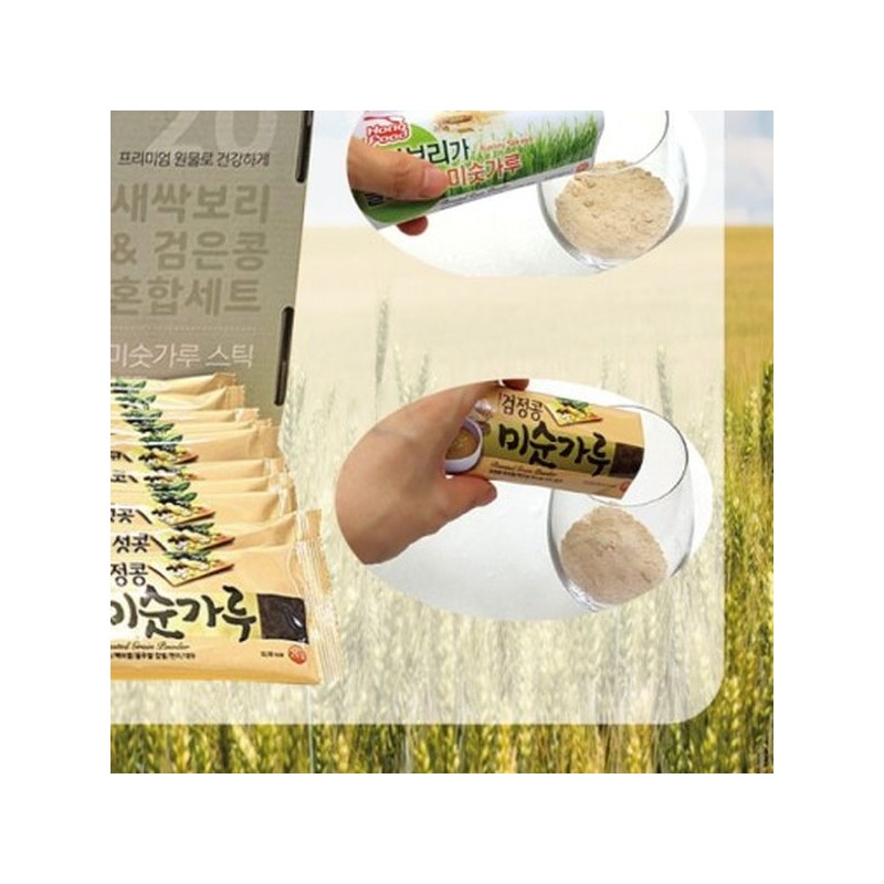 가정 식사 대용 새싹보리 검은콩 미숫가루 스틱 간식 명절 추석