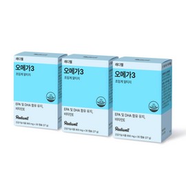Daily Nutrition Radiwell Omega-3 Supercritical Altige (900mg x 30 capsules) 3 boxes, 3-month supply / 하루영양 래디웰 오메가3 초임계 알티지 (900mg x 30캡슐) 3박스 3개월분