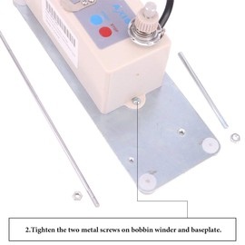 Axis Bobbin Winder Portable Automatic Bobbin Winder Bobbin Class15 L M Style for Juki Janome Brother Singer Quilting Embroidery Sewing Machine Bobbin Max Dia 1.1” Bobbin Hole Dia 1/4” Wide 0.46”