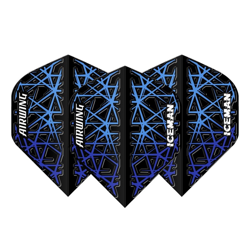 RED DRAGON Airwing Unique Moulded Gerwyn Price Iceman Blue Standard