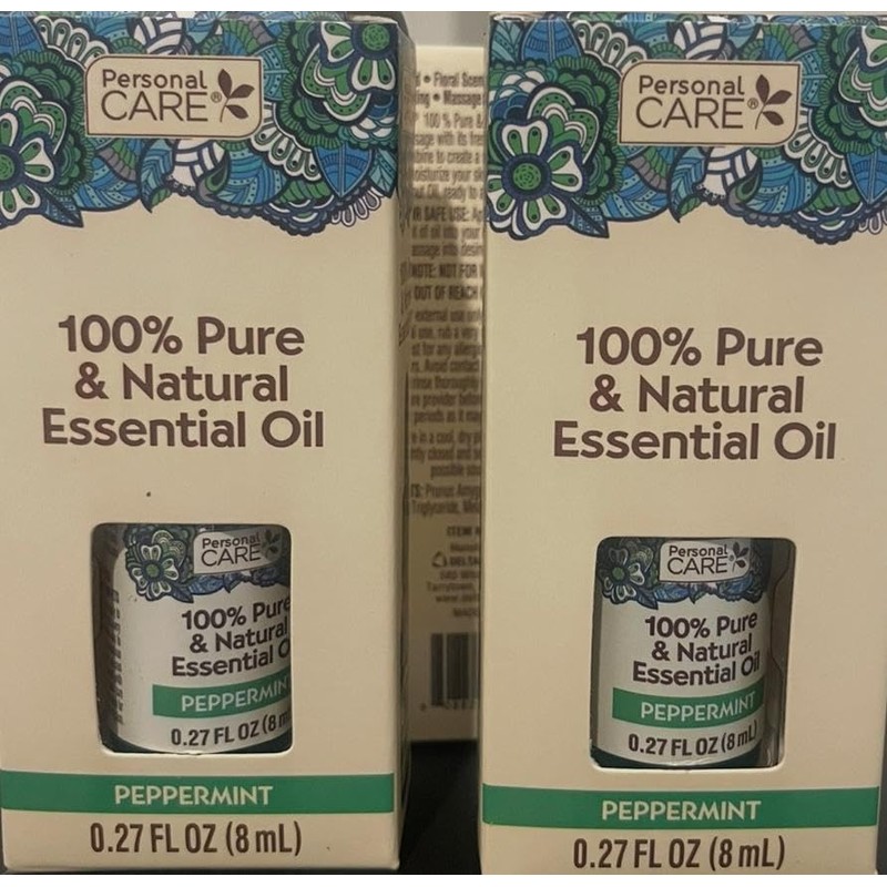 Personal Care Pure & Natural Essential Oil, Peppermint - 0.27