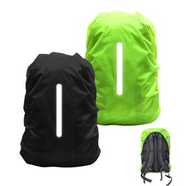 DELAESI Backpack Rain Cover 30-40L Rain Cover for Backpacks School Bag Rain Cover with Reflective Stripes Rain Cover Backpack Rain Cover School Bag for Hiking Camping Travel Cycling