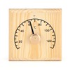 0~140℃ Wooden Thermometer Temperature Display for Sauna Room Wall Mounted