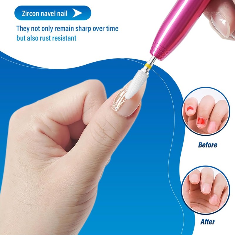 EORPAVU Electric Nail Drill Bits 2 Piece Nail Drill Bit