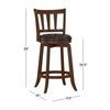Hillsdale Presque Isle Swivel Stool, Counter Height, Cherry
