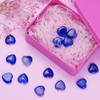 Marrywindix 15 Packs 0.8 Inch Healing Crystal Natural Blue Agate