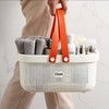 JiatuA Plastic Storage Basket with Handle Portable Shower Caddy Tote