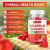 MEENCCD 2 Pack Berberine Gummies with Ceylon Cinnamon 1500mg High
