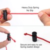 sourcing map 6pcs Spring Cord Locks Plastic End Stopper Single