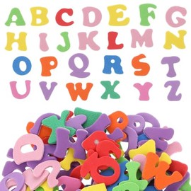 TIESOME TIESOME 260Pcs Letter Stickers Foam Letter Stickers, 10 Colors Self Adhesive A-Z Alphabet Stickers Craft Supplies Stickers for DIY Crafts Scrapbooking Kids School Project Christmas Party Decorations
