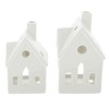 FRANK FLECHTWAREN Winterhaus Tea Light Holders Set of 2