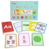 ZazzyKid Flash Cards for Toddlers Learning: 54 Double Sides Flashcards