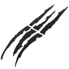 Finest Folia Devil Cut Tiger Claws Sticker Car Truck Black