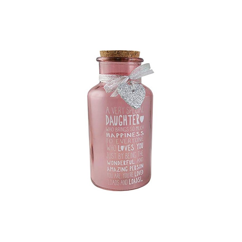 Special Daughter Light Up Jar Messages of Love Range Birthday