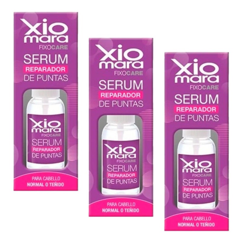 Xiomara Serum Reparador De Puntas Fixo Care 40ml 3 Pzs