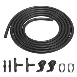 X AUTOHAUX 7 Stück Scheibenwischer Wassersprühstrahl Waschdüse Scheibenwaschanlage Schlauch, Wischwasserschlauch Reparaturset mit Schlauchverbinder für Auto 2005-2016.55079049AA,55372143AB