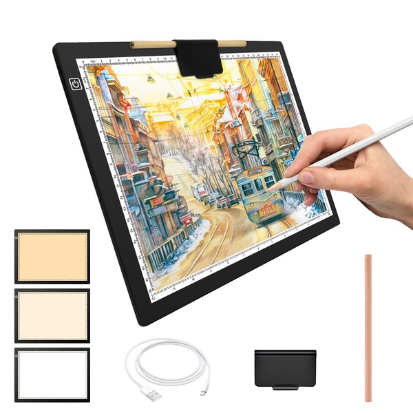 Lamp Stand A4 Wireless Light Box with Stand and Top