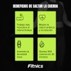 Cuerda para Saltar Crossfit Ajustable - Cordón Tejido Grueso -
