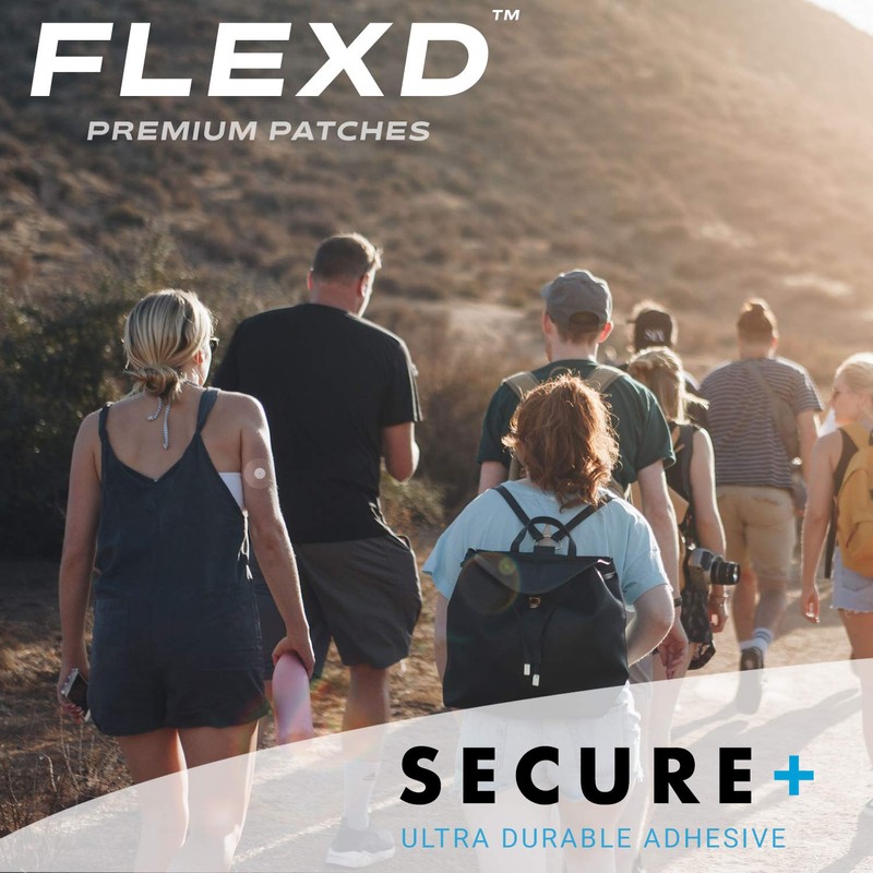 Flexd - Libre 3 Sensor Covers Waterproof, Freestyle Adhesive Patches