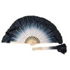 Winged Sirenny Pairs Short Silk Flutter Folding Fan for Worship