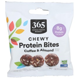 365 by Whole Foods Market, Protein Chewy Bites Coffee Almond, 1.58 Ounce