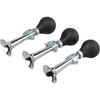 Juvale Bike Horns - 3-Pack Metal Bugle Horns, Bicycle Bells