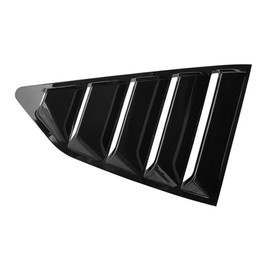 VIOJI for Chevy for Camaro 2016-2023 Quarter Window Louvers Rain Sun Windshield Gloss Black