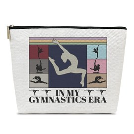 Ythuil Gymnast Gifts Makeup Bag, In My Gymnastics Era Cosmetic Bag for Purse, Thank You, Birthday, Graduation Gifts for Women Sister Teen Girls, Athletics Stuff