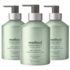 Method Premium Gel Hand Soap, Reusable Aluminum Bottle, Sage +