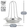 COM-FOUR 2 x Chicken Grills - BBQ Chicken Roaster for