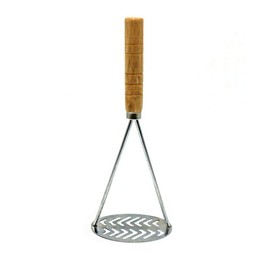 Potato Masher, Stainless Steel Masher Ricer Professional Kitchen Cooking Utensil Non Slip Handle Vegetable Masher Ricer, Type C