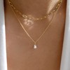 Atentuyi Boho Necklace Gold Choker Necklace CZ Pendant Necklace CZ