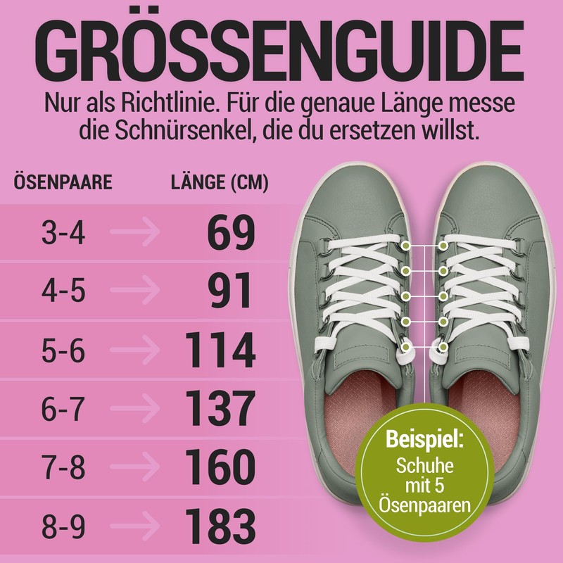 Miscly Flat Shoelaces - Various Lengths and Colours Available, lightgrey