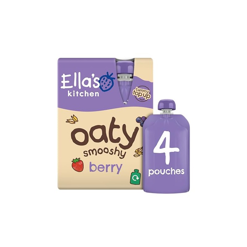 Ella's Kitchen Berry Oaty Smooshy 4 x 90g