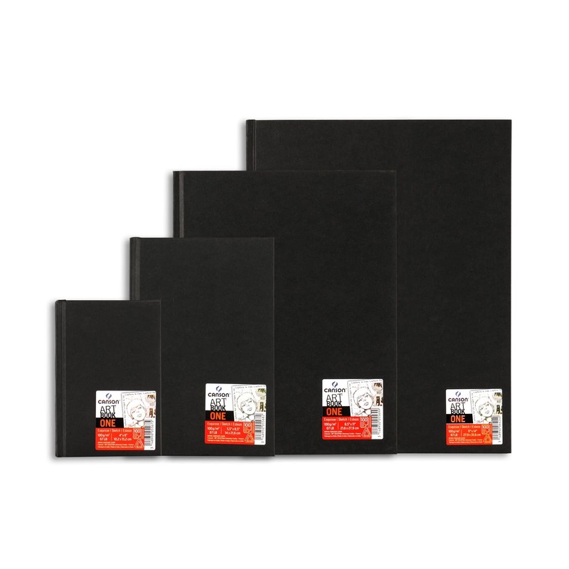 Canson 200005568 Art Book One 14 x 21.6 cm, weiß