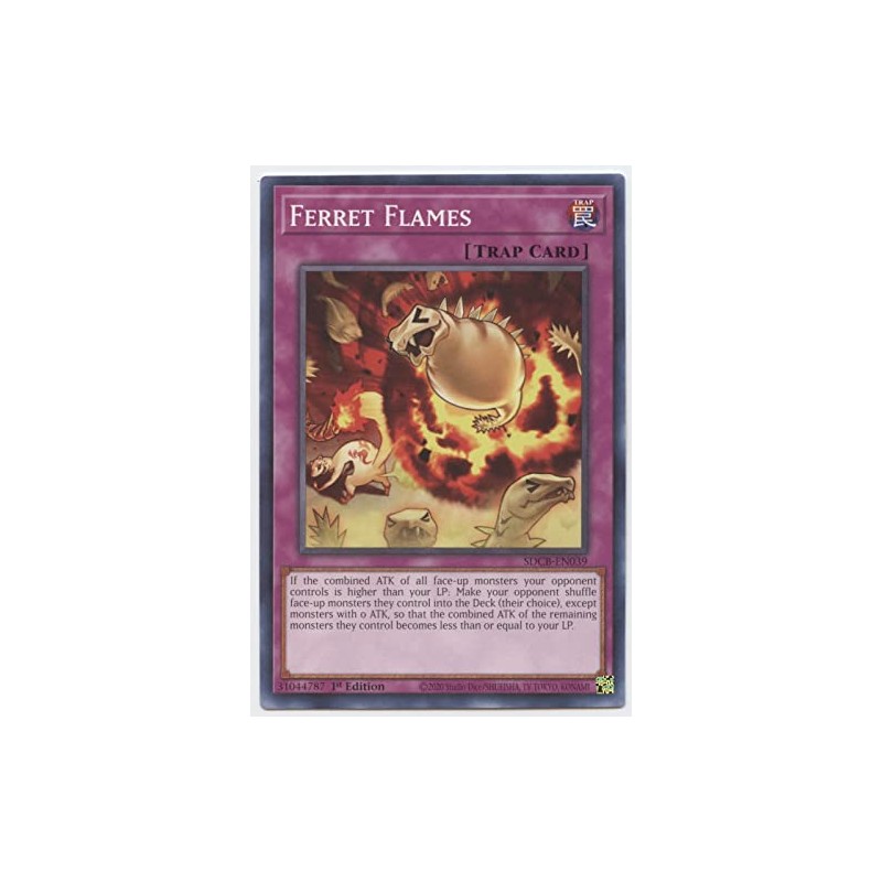 YU-GI-OH! Ferret Flames - SDCB-EN039 - Common - 1st Edition
