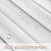 Vatge Accordion Door Curtains for Closet, Laundry Room Curtain for