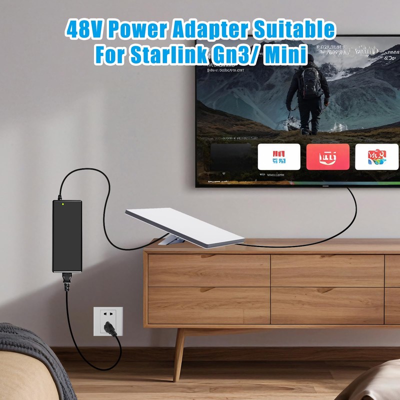 48V Power Supply/Starlink Gen3 Power Supply, Compatible with Starlink Gen3