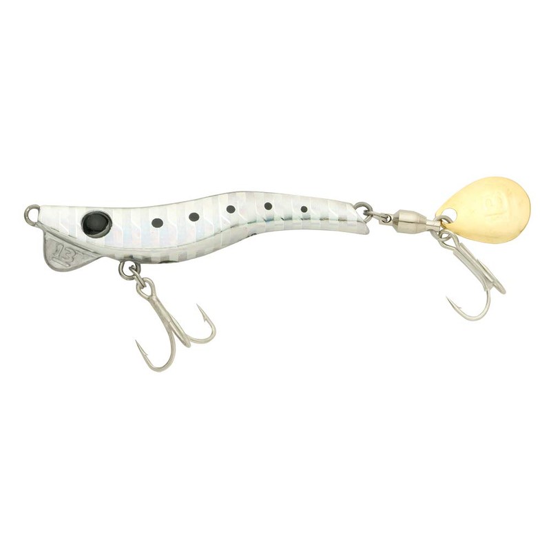 BREADEN Metal Jig, Metal Mal, 28 Singles, #02, Silver Sardine