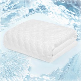 DOZ Mattress Protector, 100% Viscose Derived from Bamboo Surface, 3D Air Fabric Mattress Cover, 100% Waterproof, Cooling, Ultra Soft, Noiseless, 16 inch Deep Pocket (Queen)