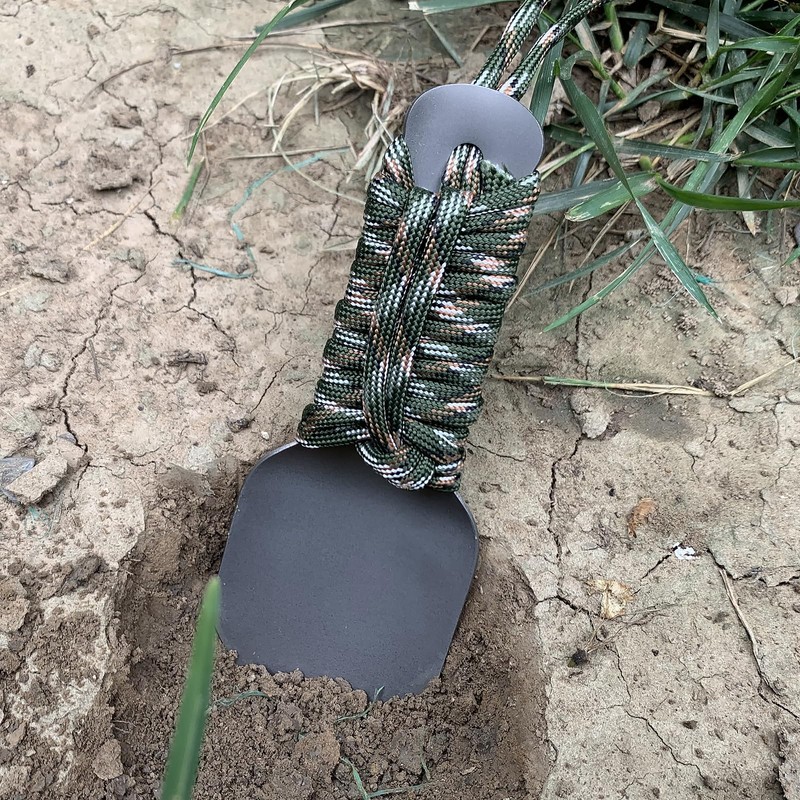 Ultralight Titanium Camping Trowel Backpacking Trowel Portable Camping Shovel Hiking