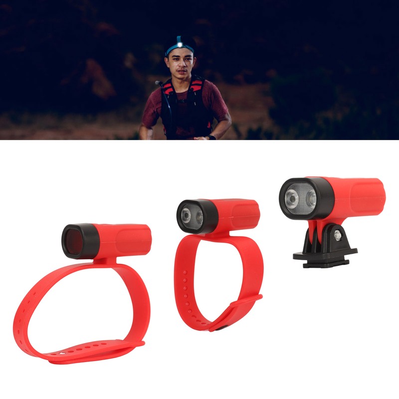 3Pcs USB Rechargeable Wrist Band Torch Wrist Ankle Light Flashlight
