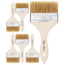 Bates- Chip Paint Brushes, 4 Inch, 6 Pack, Chip Brush, Brushes for Painting, Paint Brushes, Stain Brushes for Wood, Natural Bristle Paint Brush, 4 Inch Paint Brush, Chip Paint Brushes for Paint